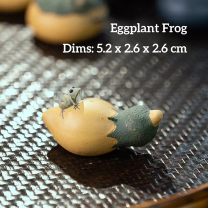 Zisha Water-Spraying Tea Pet-Clam Frog