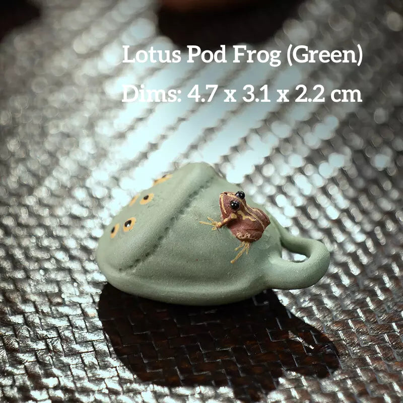 Zisha Water-Spraying Tea Pet-Clam Frog