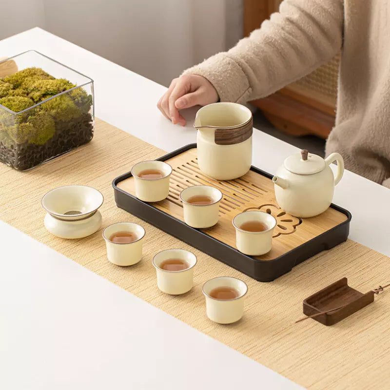 Portable Ru Yao Tea Set