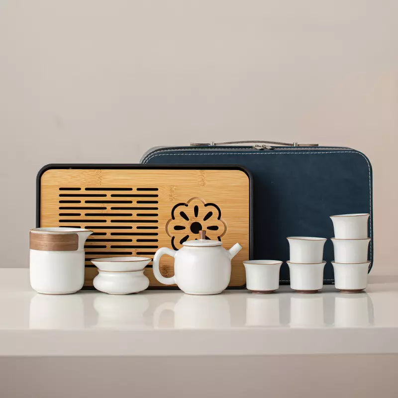 Portable Ru Yao Tea Set