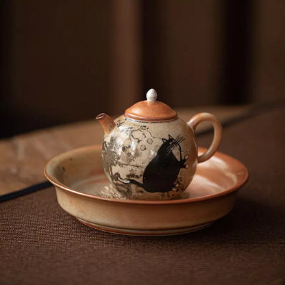 Pomegranate Teapot 100ML- Xiuyuan Cat