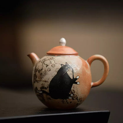 Pomegranate Teapot 100ML- Xiuyuan Cat