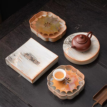 Shino Fired Teapot Tray